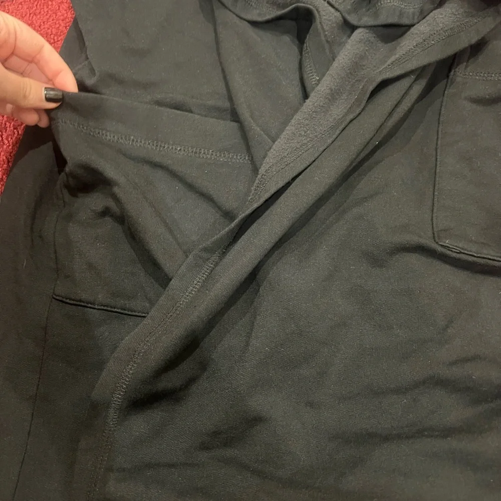 Karen by Karen Kane open front layered cardigan jacket  with pockets - Picture 6 of 16
